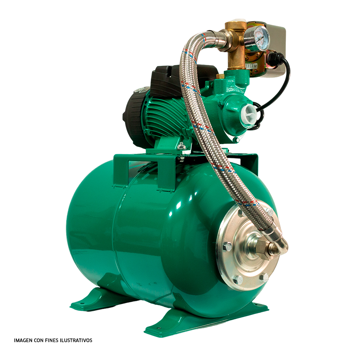 Sistema hidroneumático | 0.5hp | 110V | tanque 24 litros