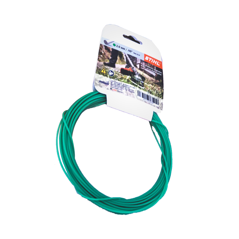 HILO DE CORTE REDONDO VERDE 2.0MM 10MTS
