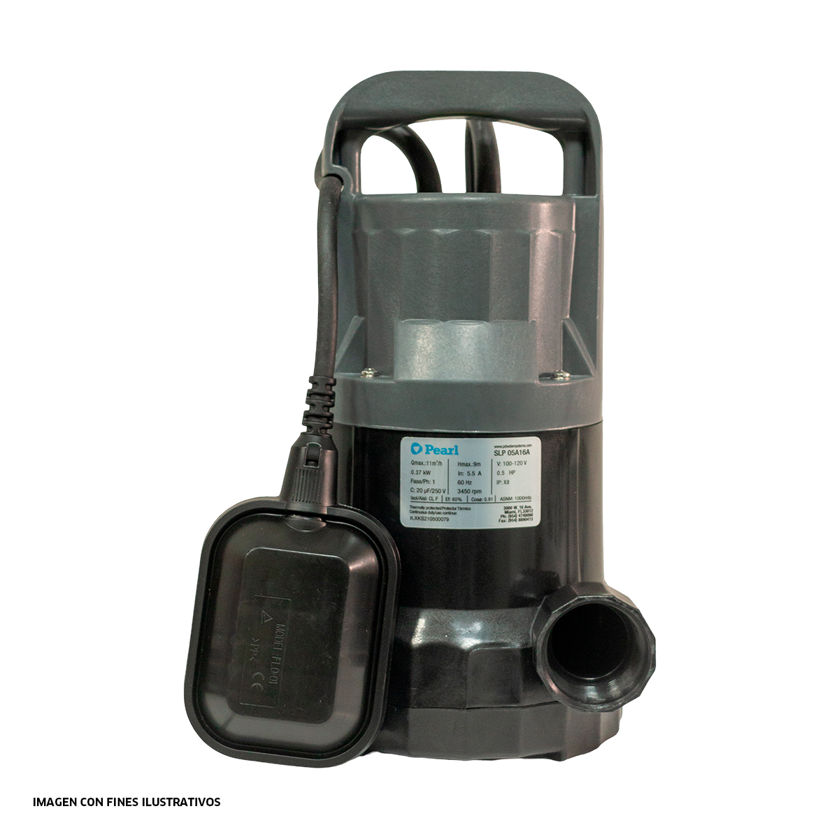 Electrobombas sumergibles para aguas limpias 0.5hp 115v