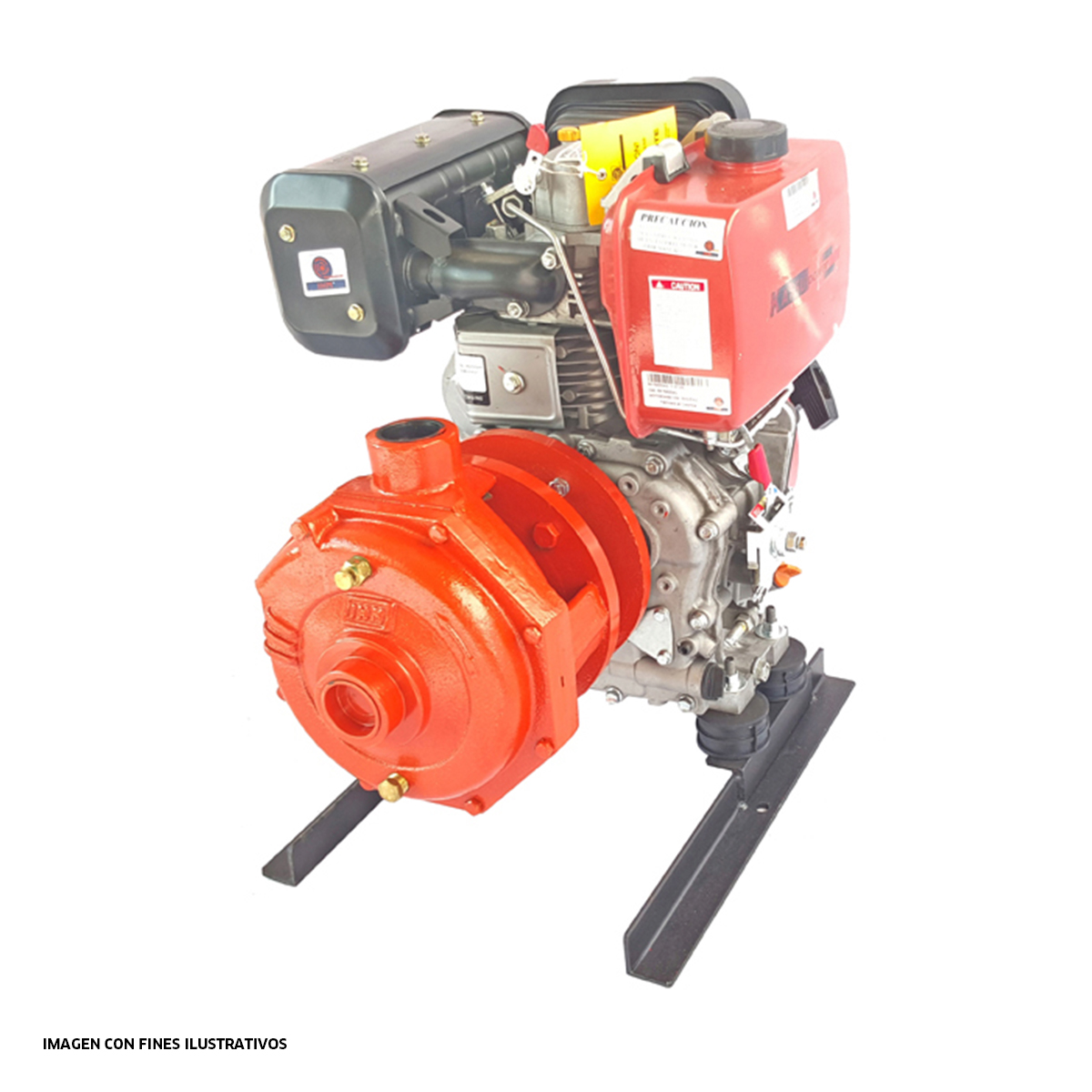 Motobomba de 10hp diesel de 2 etapas, 3600rpm, altura máxima 102m  1.1/2 X 1.1/2